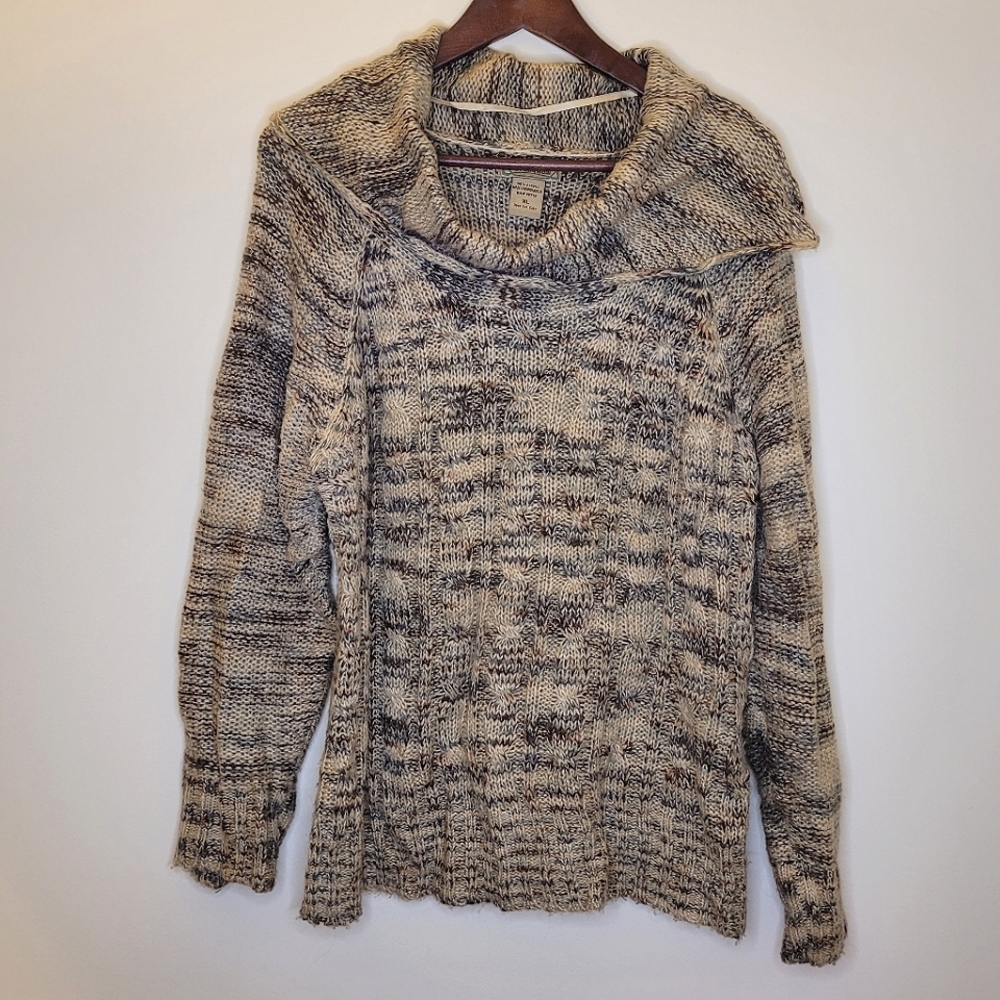 Art and Soul Cowl Neck Sweater Sz XL
